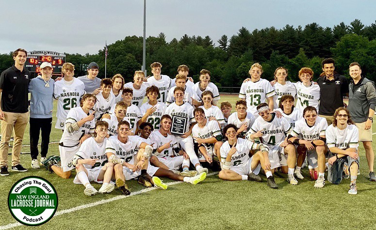 Coach Matt Biggs of Nashoba Regional (Mass.) High School, far right, joins the "Chasing The Goal" podcast this week.