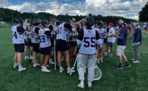 Hingham had a good showing at the New England Lacrosse Showcase. (Kyle Devitte/NELJ)